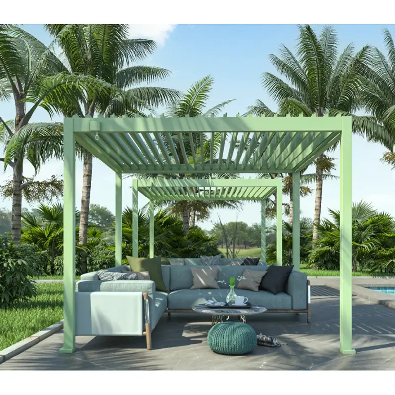 Manuaalinen sisäänvedettävä huvimaja